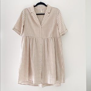 Rylee + Cru womens gingham jeanette dress